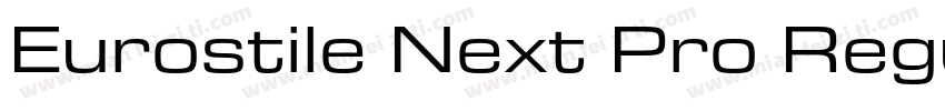 Eurostile Next Pro Regular字体转换